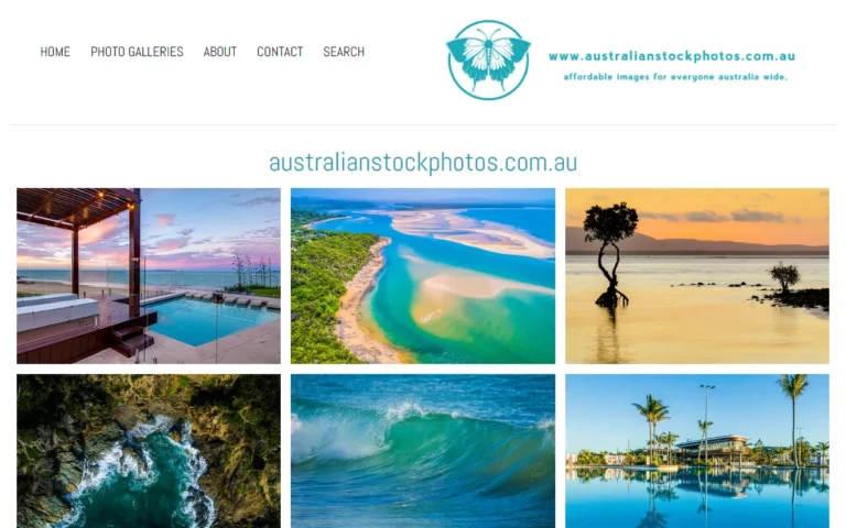 Australian Stock Photos's homepage