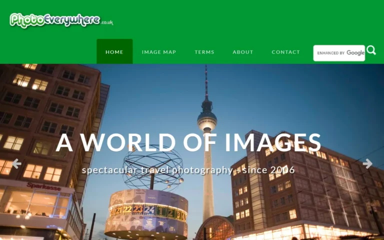 PhotoEverywhere's homepage