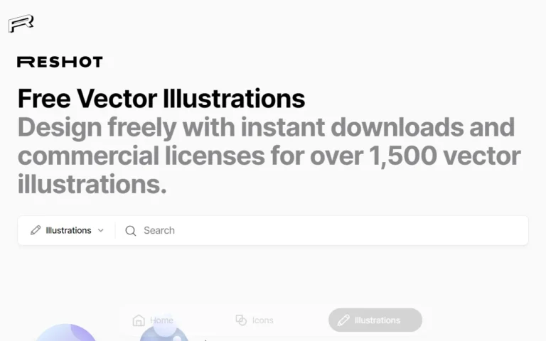 Reshot's homepage